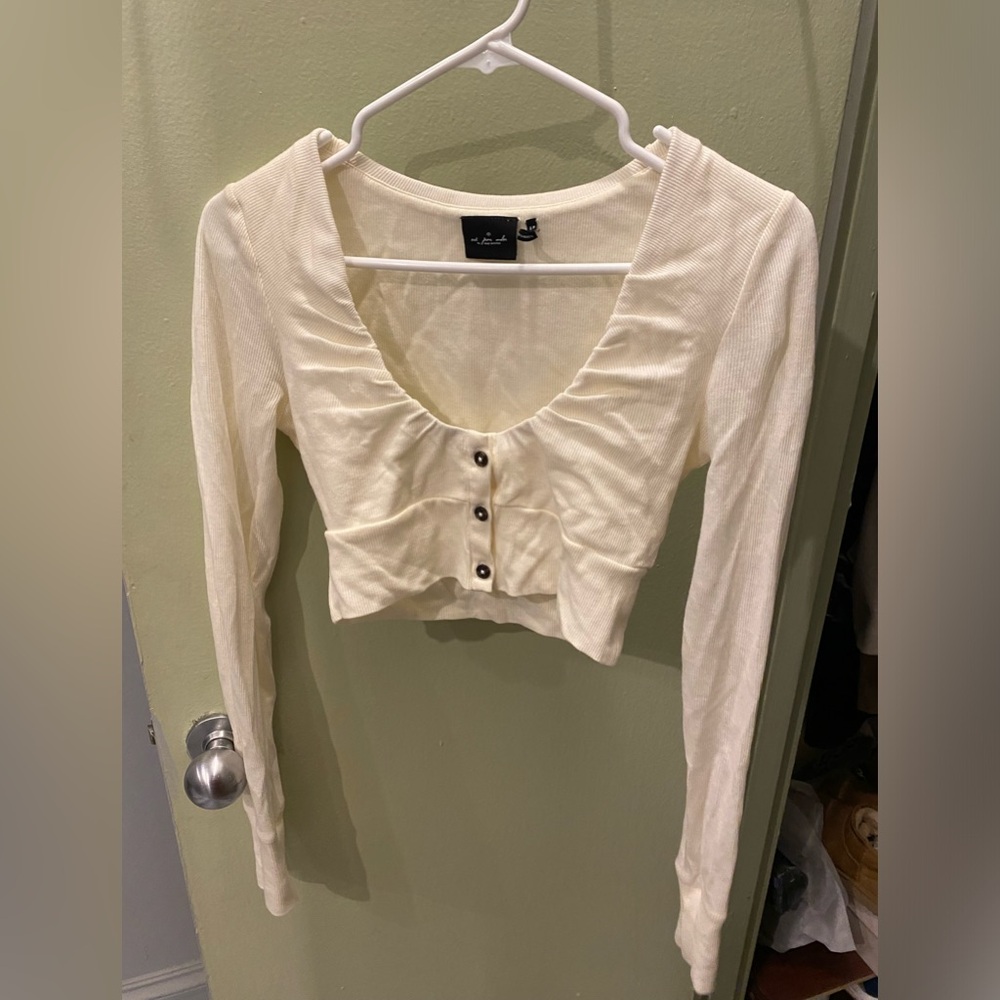 Urban Outfitters Cropped Knit Top